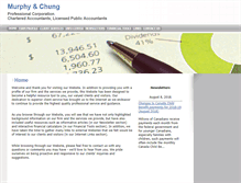Tablet Screenshot of murphychung.ca